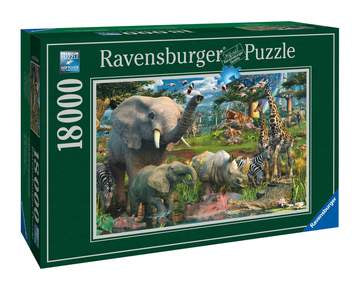 Ravensburger At the Waterhole 18000 Piece Puzzle image 0